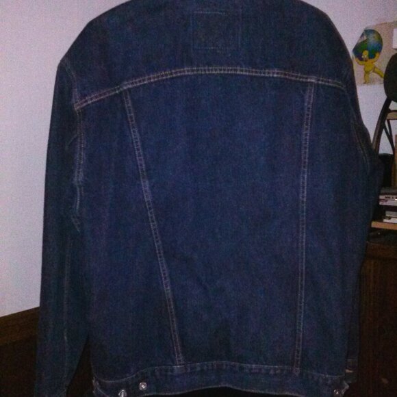 New Levi Strauss & Co Original Riveted Blue Denim Jacket Size L 70507-4809 - Picture 2 of 7